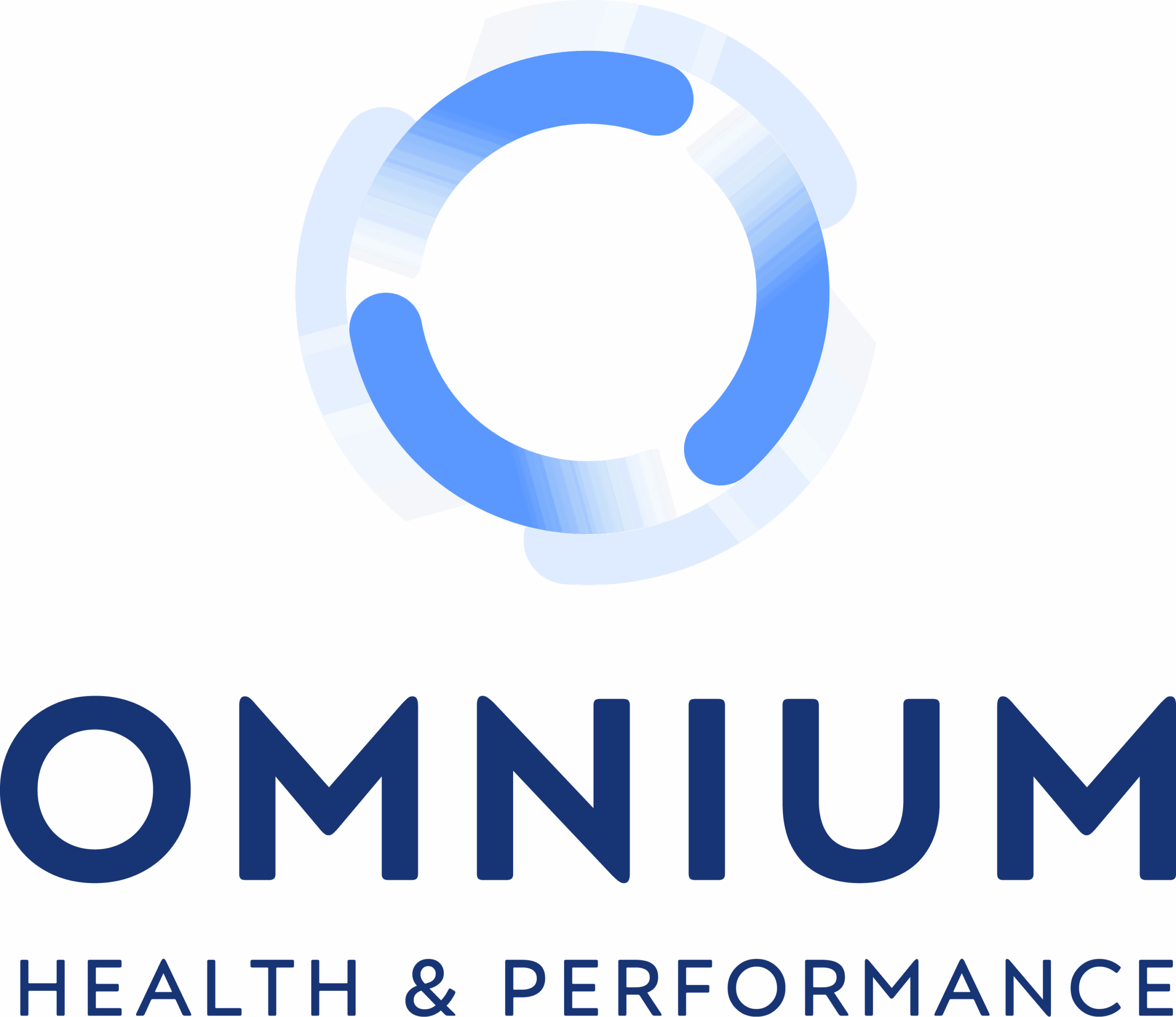 Omnium Logo Vertical with Tagline Icy White Theme